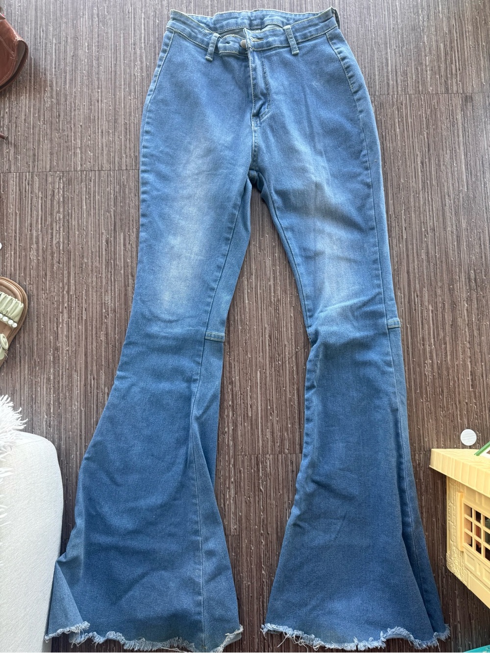 Blue Women’s High-Rise Flared Jeans